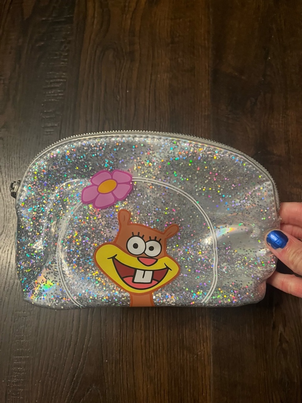 SpongeBob-Cakeworthy Cosmetic Bag - Silver